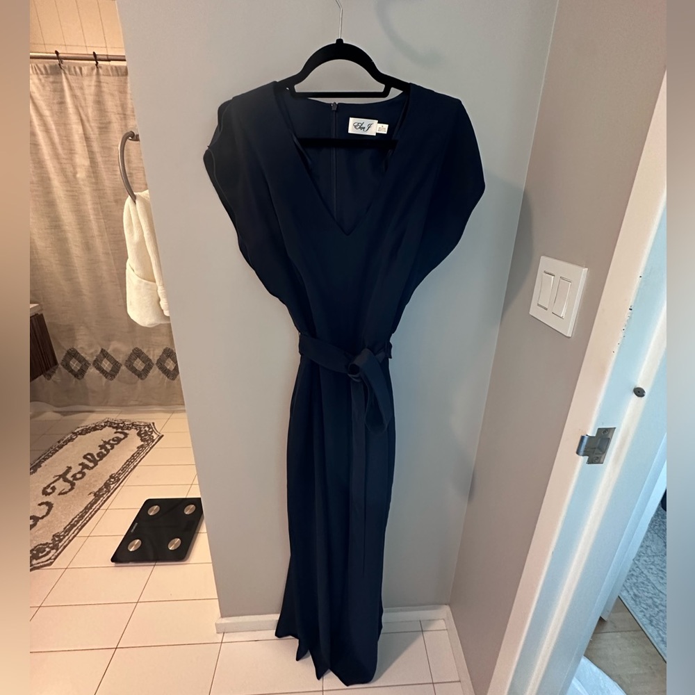Eliza J Navy jumpsuit. Size 16